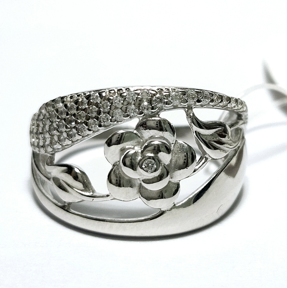 Sterling Silver ROSE🌹 ring size 7 - Picture 3 of 13